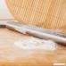 CHICHIC 15 3/4 Inch Professional Stainless Steel Rolling Pin French Dough Roller for Baking Smooth Metal & Tapered Design Best for Fondant Pie Crust Cookie Pastry and More - B07CNSD6VM